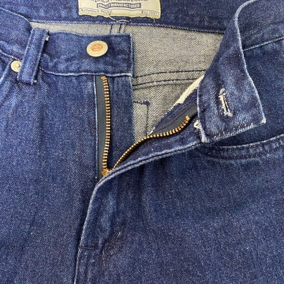 VINTAGE Stone Denim High Waisted Flared Leg Cargo Jeans - Picture 9 of 12